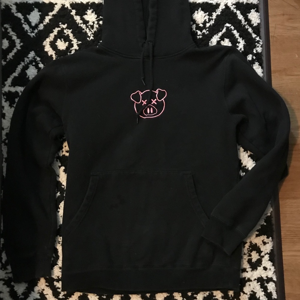 Shane Dawson Pig Logo Hoodie Black